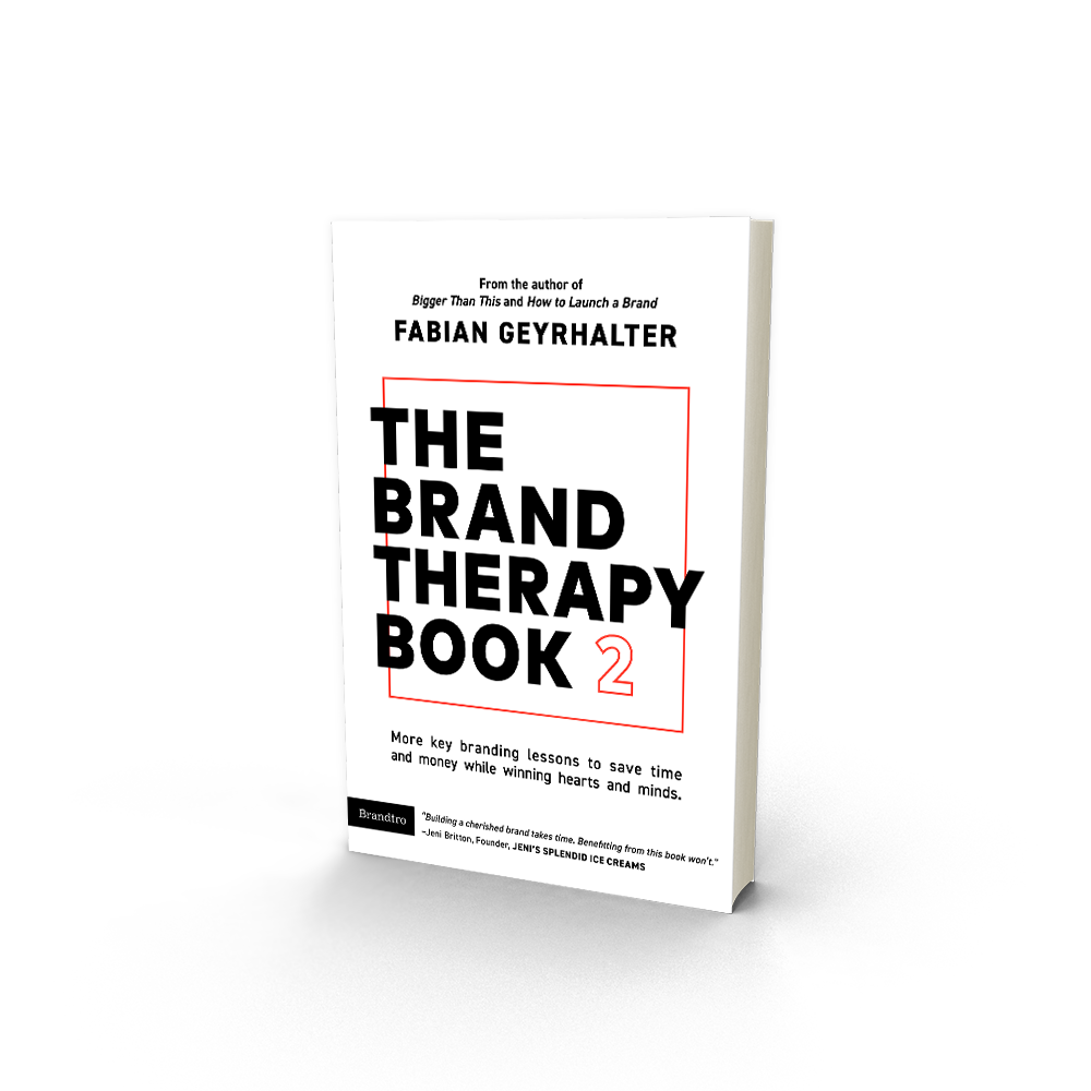 Book cover of The Brand Therapy Book
